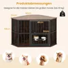 COSTWAY Cage pour chien Meuble, niche pour chien avec Voir les images du produit 3