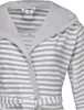 Damen Bademantel mit Kapuze STRIPED HOODY von der Marke Produktbild-Vorschau 2