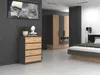 Topeshop M4 ANTRACYT/ARTISAN, Anthrazit, Eiche, 4 Produktbild-Vorschau 4