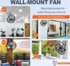SucceBuy 57 cm Oszillierender Wandventilator 3 Produktbild-Vorschau 6