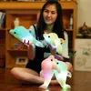 Noční lampička Delfín modrá 30 cm z měkkého plyše s LED Náhled obrázku produktu 4