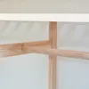 Armadio in tessuto e legno di pino 110 x 40 x 170 cm Anteprima dell’immagine prodotto 4