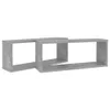 Würfelregale 2 Stk. Betongrau 60x15x23 cm Holzwerkstoff Produktbild-Vorschau 8