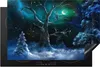 KitchenYeah© Herdabdeckplatte Eule - Schnee - Mond , Produktbild-Vorschau 1