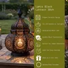 Orientalische Laterne Metall Lamis Schwarz 30cm | Produktbild-Vorschau 5