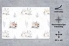 MuchoWow® Schreibtischunterlage Winter - Hasen - Rehe 60x40 Produktbild-Vorschau 2