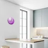 Glasuhr Wanduhr Küchenuhr Echt-Glas 30fi cm Blumen Kunst Produktbild-Vorschau 5