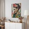 Arte Murale XXL Frida Kahlo 80x120 cm 1 pezzo Decorazione Anteprima dell’immagine prodotto 4