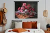 MuchoWow® Wandteppich Wandbehang Rosen - Stilleben - Rosa Produktbild-Vorschau 5