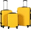 vidaXL Hard Shell Trolley Set 3 ks Žltý ABS Náhľad obrázku produktu 7