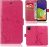 Samsung Galaxy A22 5G Bookstyle Flower Pink Produktbild-Vorschau 1