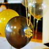 Oblique Unique Goldene Dollar Zeichen Hals Kette Rapper Produktbild-Vorschau 3