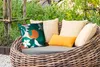 MuchoWow® Outdoor Kissen - Blumen - Obst - Dschungel - Produktbild-Vorschau 3