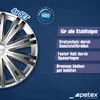 4 STK 15 Zoll Giga silber PETEX Radkappen Radzierblenden Produktbild-Vorschau 3