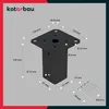 KOTARBAU® 2er Set Pfostenträger zum Aufschrauben Produktbild-Vorschau 3