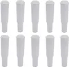 A top-down view of ten white water filter cartridges arranged in two rows of five on a white background. Produktbild-Vorschau