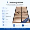 LEO COMFORT Lattenrost 7 Zonen 120x200 cm 28 Leisten mit 10 Produktbild-Vorschau 3