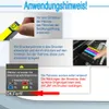 Instructions for installing printer cartridges. Produktbild-Vorschau
