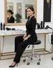 Kappersstoel met draaibaar zitvlak, zwart Productafbeelding-voorbeeld 11