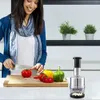 Ruční lis na česnek s nerezovými čepelemi, ruční drtič Náhled obrázku produktu 2