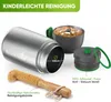 Domek z bali Pojemnik termiczny do jedzenia z długą łyżką Podgląd zdjęcia produktu 5