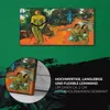 Dekor Leinwand Uhr Wandbilder Geräuschlos Kunstdruck 60x30 Produktbild-Vorschau 5