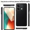 Multiple views of a black smartphone case, showcasing its design and features. Podgląd zdjęcia produktu