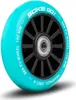 Türkisfarbene Räder für Roller 100 mm, 2er-Pack Produktbild-Vorschau 4