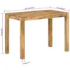 vidaXL Table de salle à manger 110x55x76 cm en bois massif Voir les images du produit 7