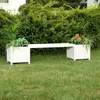 Gartenbank mit 2 Blumenkästen Garten Bank 2in1 Blumenkasten Produktbild-Vorschau 2