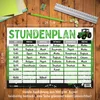 itenga Stundenplan TRAKTOR DIN A4  einseitig abwischbar Produktbild-Vorschau 3