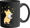 Mr. & Mrs. Panda Kaffeetasse Opernsänger Herz - Schwarz - Produktbild-Vorschau 1