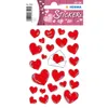 HERMA DECOR stickers hearts&letters silver embossed 2 Produktbild-Vorschau 2