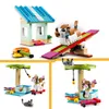 A collage of LEGO Creator 3in1 Hamsterrad Set builds, showing different configurations of the toy. Podgląd zdjęcia produktu