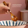 2 Stück japanische Holz-Ramen-Löffel – Suppenlöffel – Produktbild-Vorschau 3