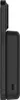 Side view of a black power bank attached to a black smartphone. Voir les images du produit