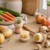Obst und Gemüsebürsten Set mit Naturborsten aus Holz und Produktbild-Vorschau 5