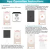A collage of screenshots from a mobile app demonstrating different operating modes for a smart plug. Produktbild-Vorschau