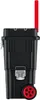 A black tool box with red wheels and a red handle is shown against a white background. Produktbild-Vorschau