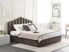 BELIANI Polsterbett Taupe Samtstoff 180 x 200 cm Produktbild-Vorschau 2