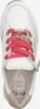 A top-down view of a white sneaker with red and patterned laces. Produktbild-Vorschau