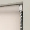 A close-up view of a roller blind mechanism and fabric. Produktbild-Vorschau