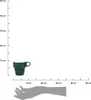 Zestaw 6 kolorowych filiżanek do cappuccino + metalowy Podgląd zdjęcia produktu 8