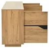 STILVORA Hochglanz-Sideboard mit 3 Türen,Wohnzimmerschrank Produktbild-Vorschau 9