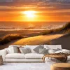 Vlies fototapete Sonnenuntergang Strand Natur 300x300 cm Produktbild-Vorschau 2