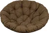 A round, tufted brown cushion for a Papasan chair. Produktbild-Vorschau
