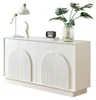 Weißes Sideboard mit gewölbten Türen, 4 Türen, viel Produktbild-Vorschau 14
