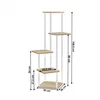 A diagram of a multi-tiered plant stand with dimensions indicated. Náhľad obrázku produktu