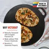 Victoria 34573 Liatinová grilovacia doska na pizzu, Budare Náhľad obrázku produktu 2