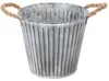 Pflanzgefäß Shabby Chic Metall Deko-Topf mit Henkeln Produktbild-Vorschau 5